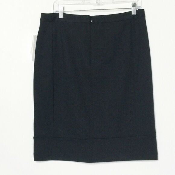 Laundry by Shelli Segal size 10 black skirt NEW!! Fully Lined - Picture 2 of 5
